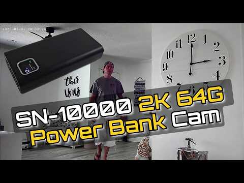 WatchfulVision SN-10000 Review & Tutorial — 2K HD Spy Cam Power Bank with 64G SD Card