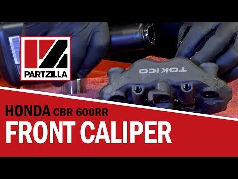 Front Brake Caliper Rebuild on a Honda CBR 600 RR | Partzilla.com
