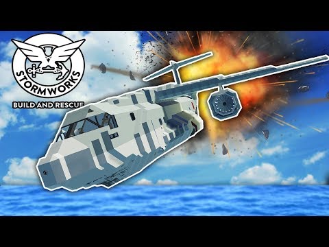 MILITARY CARGO DELIVERY ENDS IN DISASTER! - Stormworks: Build and Rescue Multiplayer Gameplay