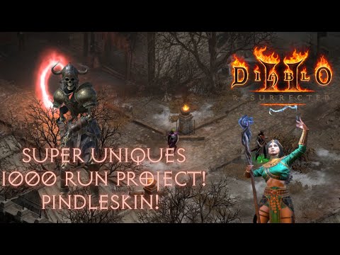 Diablo 2 Resurrected - New series! 1000 run super uniques! How will they stack up over 1000 runs!