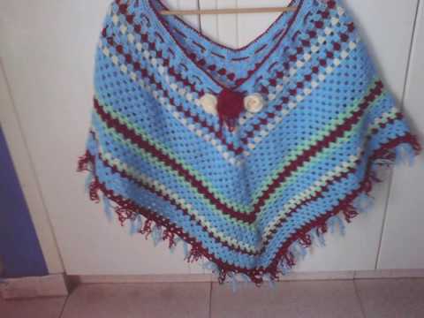 Poncho crosetat