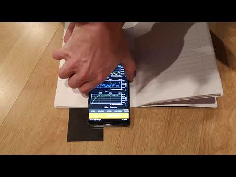 Measuring magnetic flux density with Phyphox