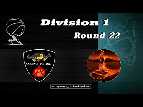 Atlasbasket - Division 1 - Round 22 - ANARXOI PISTOLS vs ΡΟΥΚΟΥΝΕΣ 66-62