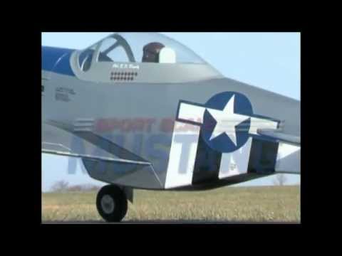 Aeromodelo Great Planes P-51 Mustang Sport Scale GP/EP ARF - 56" (GPMA1205)
