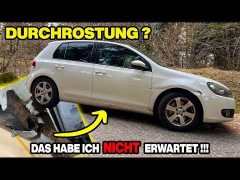 DAS HABE ICH ABSOLUT NICHT ERWARTET !!!! MEHR ROST AM SCHWELLER ALS BLECH | Golf 6 Rostreparatur
