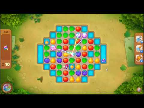 Gardenscapes Level 851 No Booster 🌲 l MiniGames