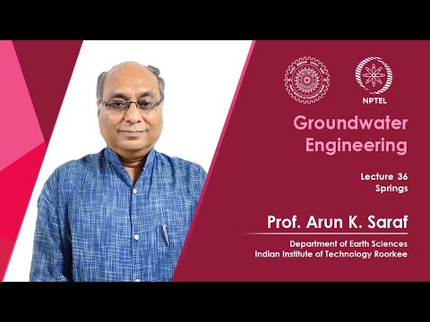 Lecture 62 Artificial Recharge Techniques and Designs