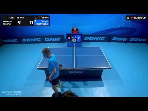 09:30 Valentyn Yunchyk - Vadym Nechyporuk 23.09.2023 TT Euro.Cup Ukraine Star. TABLE 4