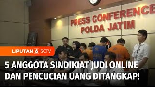 Jaringan Judi Online Internasional Rp1,4 Triliun, Lima Pelaku Ditangkap! | Liput