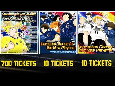 Captain Tsubasa Dream Team : Transfer 700 Tickets DreamPot + 20 R+ Tickets World Cup 2018