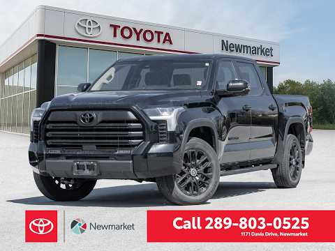 2024 Toyota Tundra 4x4 Crewmax Limited in Black for sale at Newmarket Toyota in Newmarket, ON