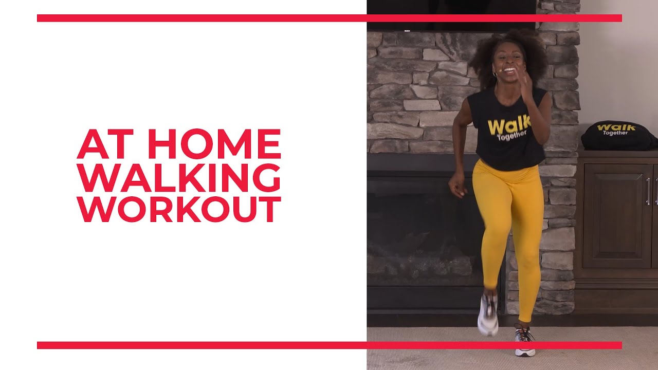 At Home 1 Mile Walking Workout | Walk Together - YouTube