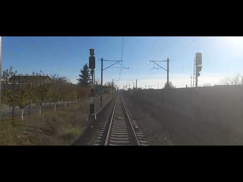 [Back View M200 Arad=Curtici] Calatorie feroviara cu trenul IR 74 cu vedere din spate! 10.11.2021!