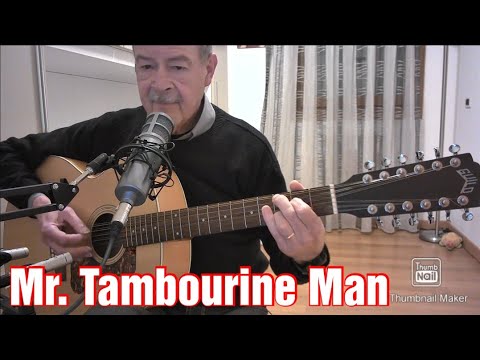 🎧 BOB DYLAN (1965  Mr Tambourine Man) cover chitarra (Guild F2512) acustica Gianluigi Battocchio ❤🎸😍