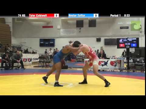74 KG R16 - Tyler Caldwell (Sunkist Kids) vs. Nestor Taffur (NYAC)