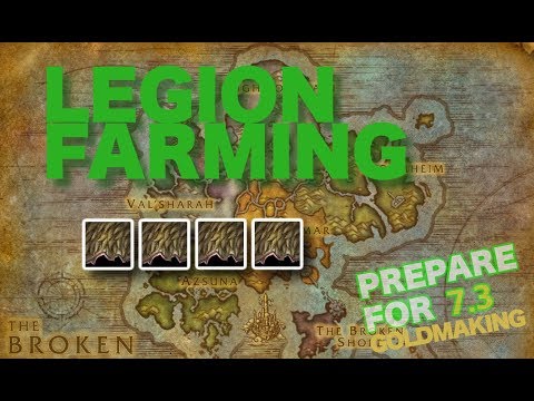 Legion 7.2.5 - Best Stonehide Leather farming spots - Skinning - Prepare for patch 7.3