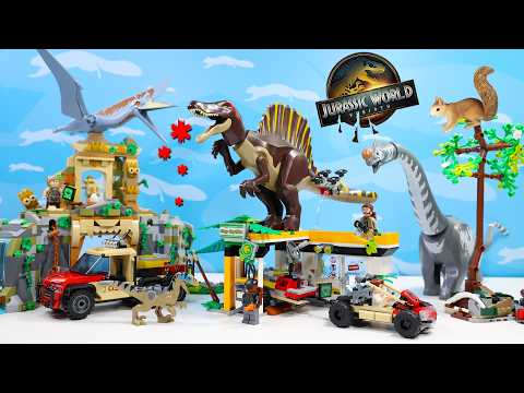 Building Jurassic World Rebirth LEGO Sets New Dinosaurs at the Worst Research Island Review