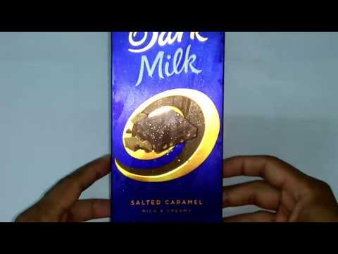 New Cadbury  Salted Caramel Dark Milk Chocolate Bar