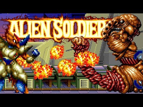 Alien Soldier (Mega Drive) Playthrough Longplay Retro game