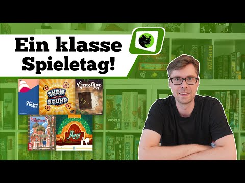Ich kam, sah und Brettspiele #28 - Ein toller Spieletag! - 5 Spiele im Schnelldurchlauf