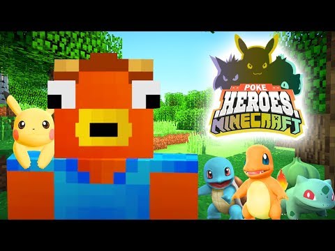 Começou Minecraft POKÉHEROES! (Minecraft Pixelmon)