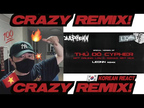 🇻🇳🇰🇷🔥Korean Hiphop Junkie react to THỦ ĐÔ CYPHER (LEONN REMIX) (VNM/ENG SUB)