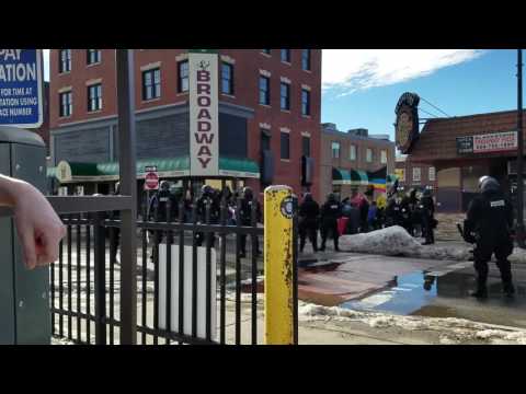 Protest in Worcester today