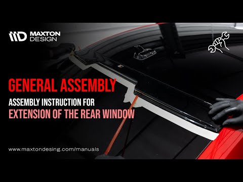 Maxton Heckscheibenblende Montage