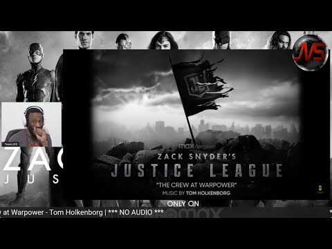 (NO AUDIO) REACTION to Zack Snyder's Justice League Soundtrack | The Crew at Warpower - JUNKIE XL