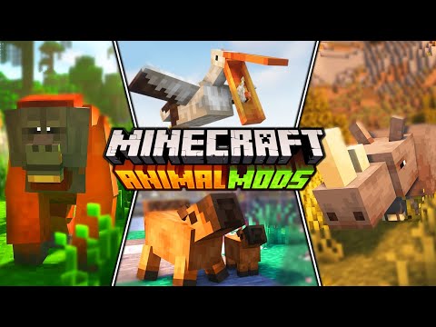 20+ TOP Animal Mods For Minecraft 1.12 →1.20.1+ (Part 2) Forge & Fabric