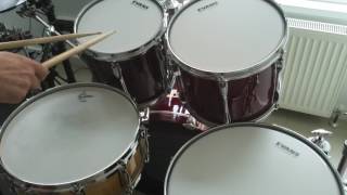 Video thumbnail for Evans UV1 on Vintage Yamaha 9000RC by Calisto34