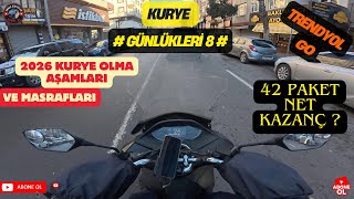 2026 KURYE OLMA ŞART VE AŞAMALARI I 42 PAKET NET KAZANÇ ?