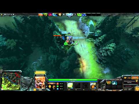 Dota 2 - Vision granted by the Charge of Darkness (Barathrum)