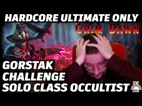 WHAT HAVE I SIGNED UP FOR?!? - Gorstak Challenge - [HC] Ultimate Season 4 solo Occultist - Day 1