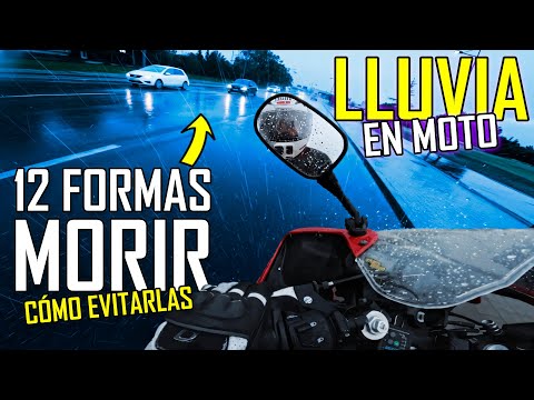 HOW TO AVOID DYING ON A MOTORCYCLE IN THE RAIN - 12 KEY TIPS