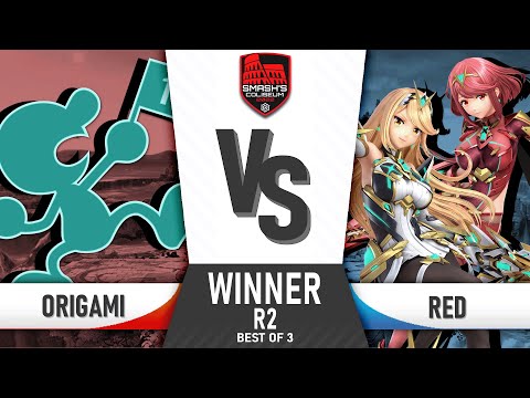 Origami (Mr. Game&Watch) vs Red (Pyra/Mytrha) Winners R2, Smash Coliseum 2022#9