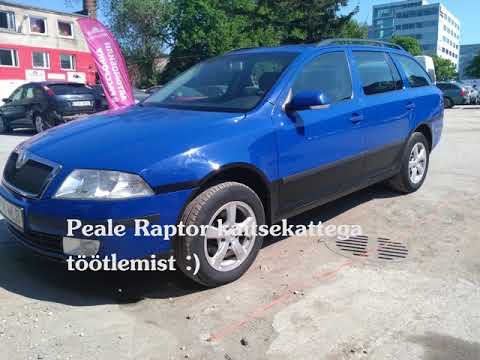 Škoda Octavia 2008 keretööd ja Raptor kaitsekattega katmine