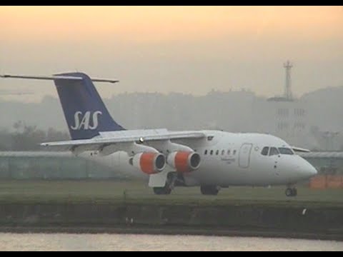 *RARE* SAS/Air France/Air One BAe 146 / Avro RJ 70/85 & Contact Air ATR 42 at London City Airport