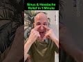 Sinus And Headache Relief In 1 Minute Dr Mandell