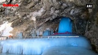 Breathtaking visuals of Amarnath cave in J&K