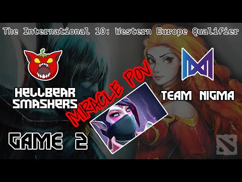 Team Nigma Vs  Hellbear Smashers GAME 2 | MIRACLE POV | [NO MUSIC]