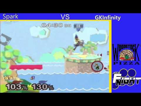 Melee - GF: Spark (Fox) vs GKInfinity (Fox, Falco, Marth) - Fight Night #31