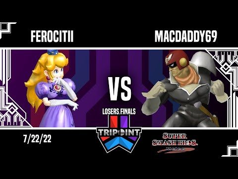 Tripoint Smash 152 - Losers Finals - Ferocitii(Peach) Vs. macdaddy69(Captain Falcon)