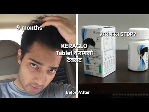 Keraglo men hair tablet box