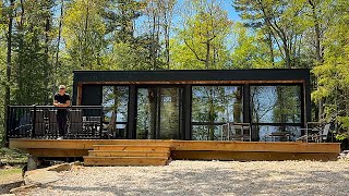 I Went to an Island to Explore a 1,280 sq ft Steel Frame Prefab Home!