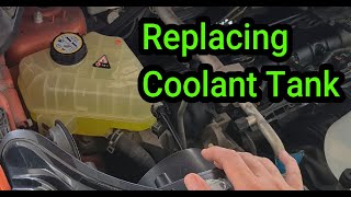 How to change your coolant tank - Ford models.