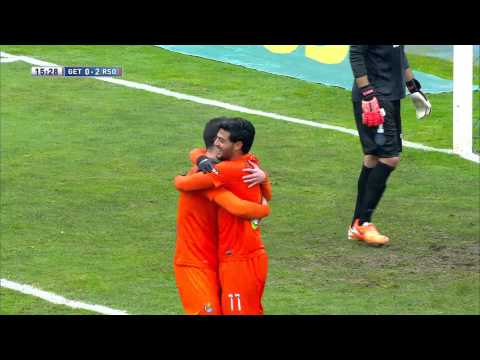 Gol de Agirretxe (0-2) en el Getafe CF - Real Sociedad - HD