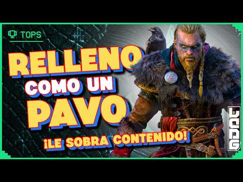 10 VIDEOJUEGOS con los QUE SENTÍ que METIERON DEMASIADO RELLENO