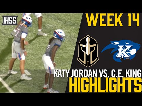 C-E King Dominates Katy Jordan 52-0 in High School Football Showdown