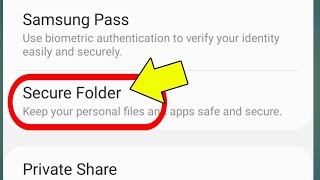 Secure Folder Ko Kaise Delete Kare | How To Remove Secure Folder On Samsung